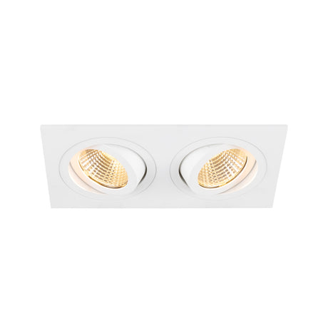 NEW TRIA 155  quadratisch 3000K zweiflammig PHASE 38° weiß