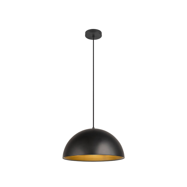 FORCHINI M 40  E27  max. 1x 40W matt schwarz / matt gold