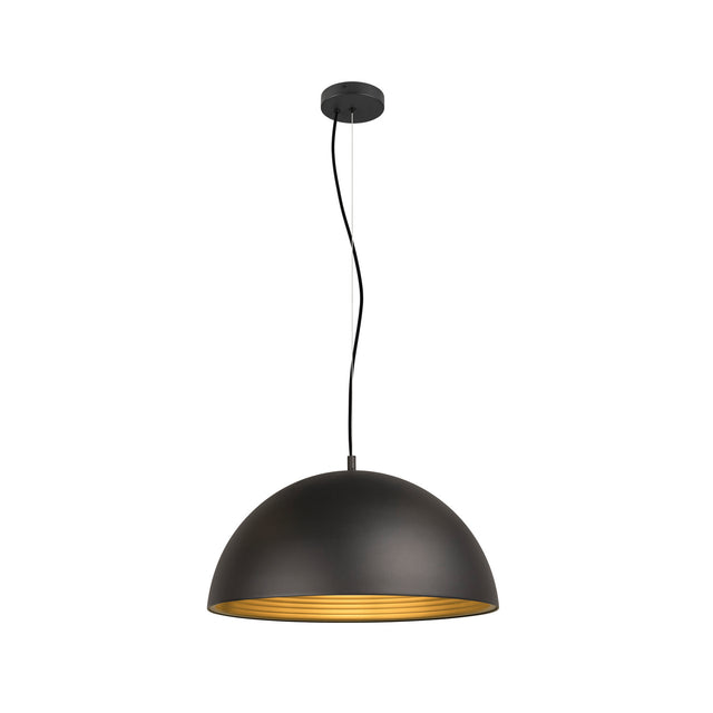 FORCHINI M 50  E27  max. 1x 40W matt schwarz / matt gold
