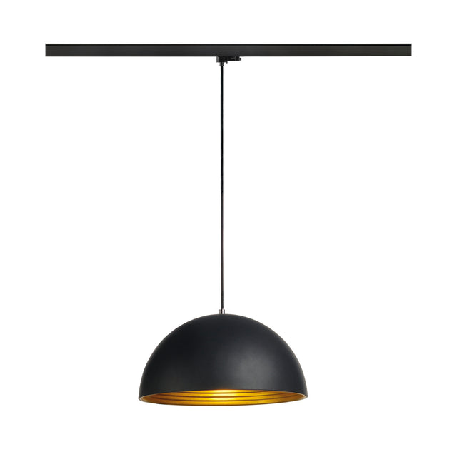 FORCHINI M 40 TRACK schwarz 1x max. 40W matt sw / matt gold