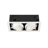 KADUX Deckeneinbauleuchte double 4K DALI Touch 30° ws/sw