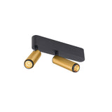 GRIP! S, Deckenaufbaul. double PHASE 3000K, 21W, 29° gold/sw
