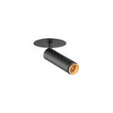 GRIP! S, Deckeneinbaul. PHASE, 2700K, 29°, IP20, zyl sw/gold