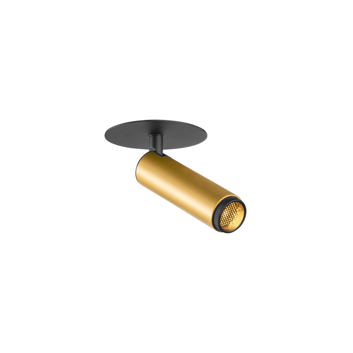 GRIP! S, Deckeneinbaul. PHASE, 3000K, 29°, IP20, zyl gold/sw