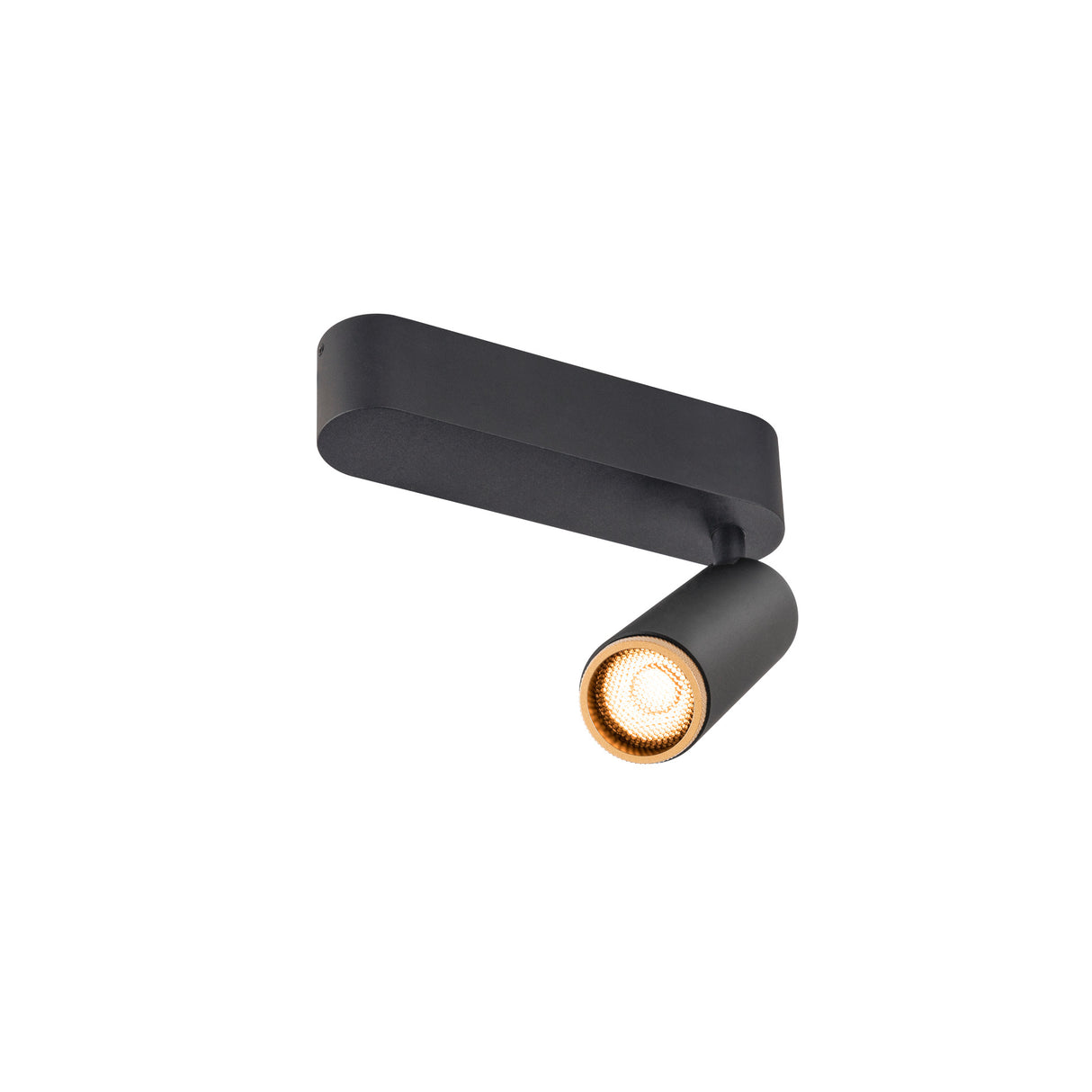 GRIP! M, Deckenaufbaul. single PHASE 2700K, 14W, 42° sw/gold