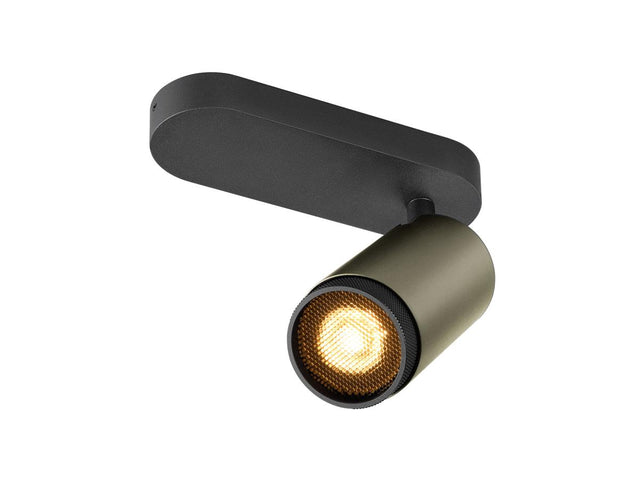 GRIP! L, SPOT CL, einzel QPAR51 Deckenaufbauleuchte, zyl, 6W