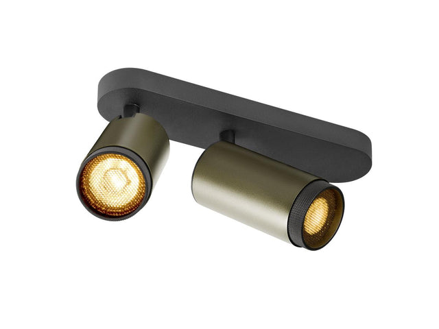 GRIP! L, SPOT CL doppelt QPAR51 Deckenaufbauleuchte, zyl, 6W