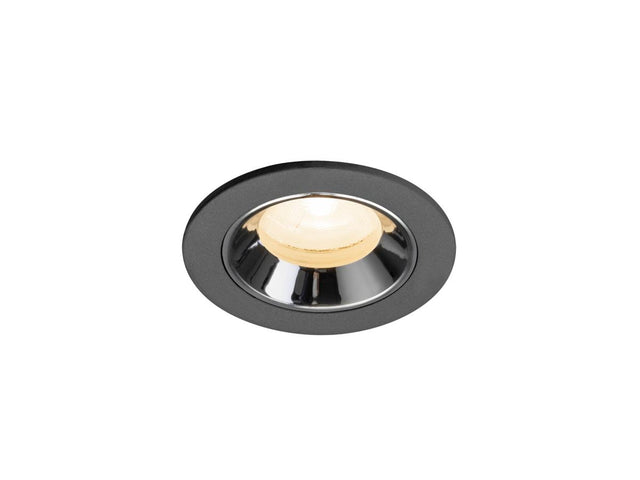 NUMINOS XS, Deckeneinbauleuchte schwarz/chrom 2700K 20°