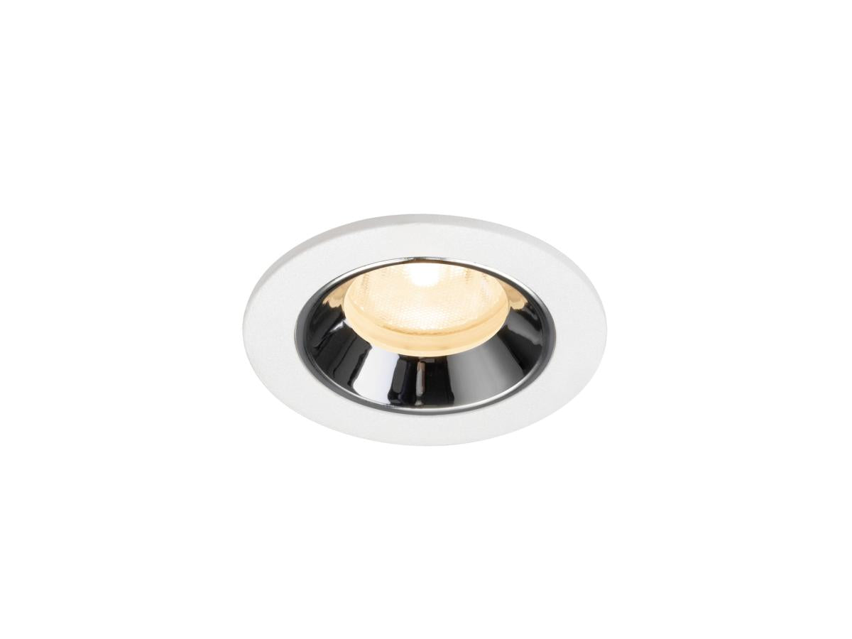 NUMINOS XS, Deckeneinbauleuchte weiß/chrom 2700K 40°