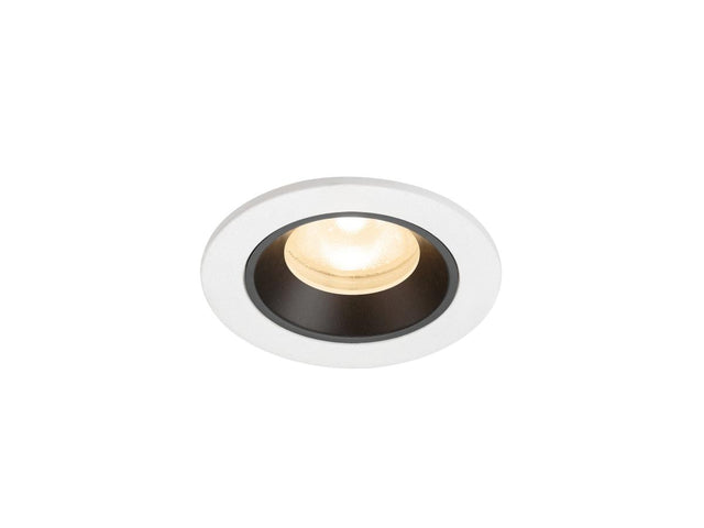 NUMINOS XS, Deckeneinbauleuchte weiß/schwarz 2700K 55°