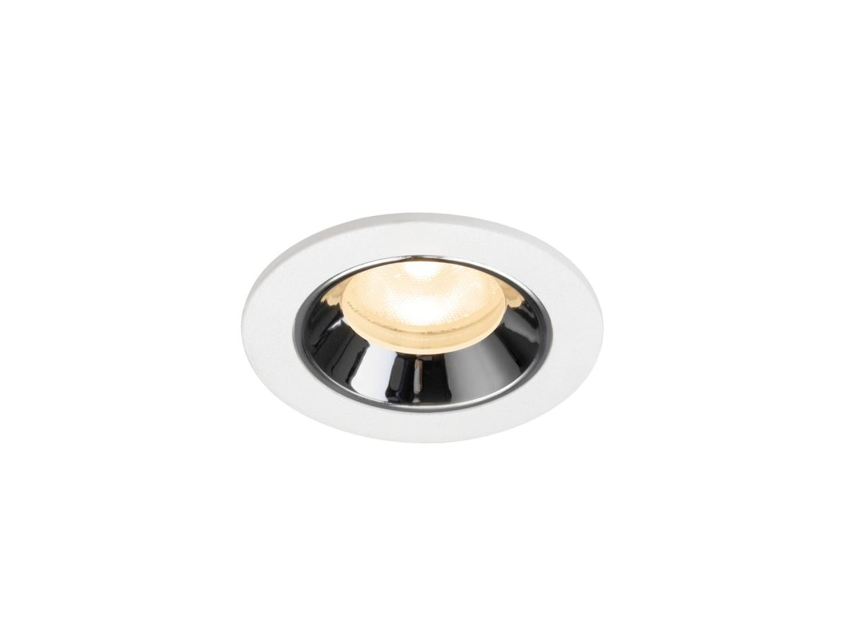 NUMINOS XS, Deckeneinbauleuchte weiß/chrom 2700K 55°