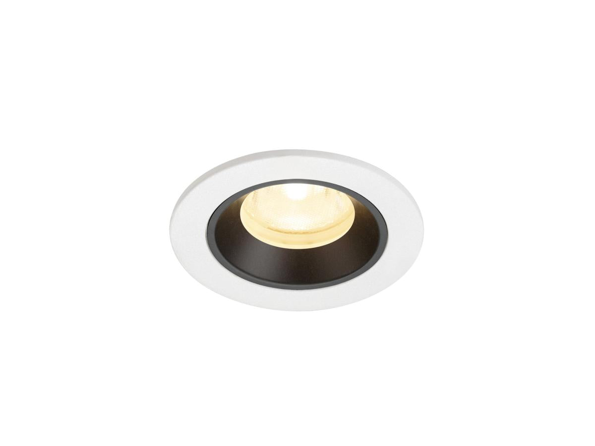 NUMINOS XS, Deckeneinbauleuchte weiß/schwarz 3000K 40°