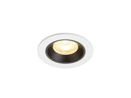 NUMINOS XS, Deckeneinbauleuchte weiß/schwarz 3000K 55°