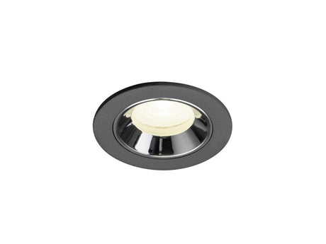 NUMINOS XS, Deckeneinbauleuchte schwarz/chrom 4000K 20°