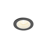 NUMINOS® XS, Deckeneinbaul. 4000K, 40°, IP20, rund, sw/ws