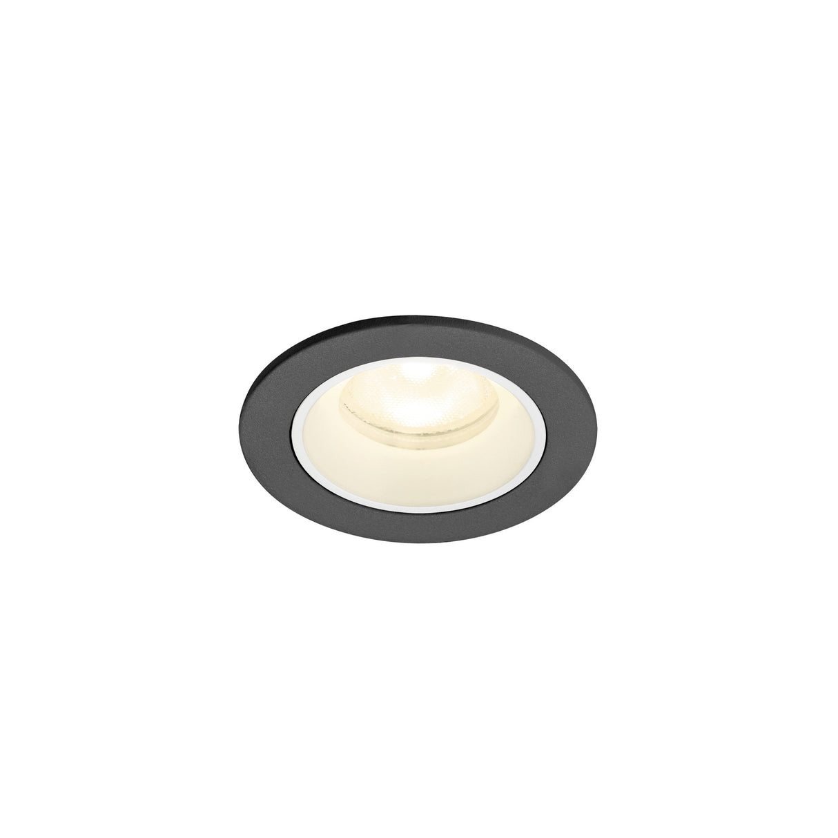 NUMINOS® XS, Deckeneinbaul. 4000K, 55°, IP20, rund, sw/ws