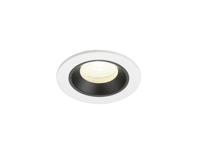 NUMINOS XS, Deckeneinbauleuchte weiß/schwarz 4000K 20°