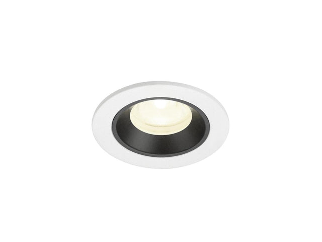 NUMINOS XS, Deckeneinbauleuchte weiß/schwarz 4000K 40°