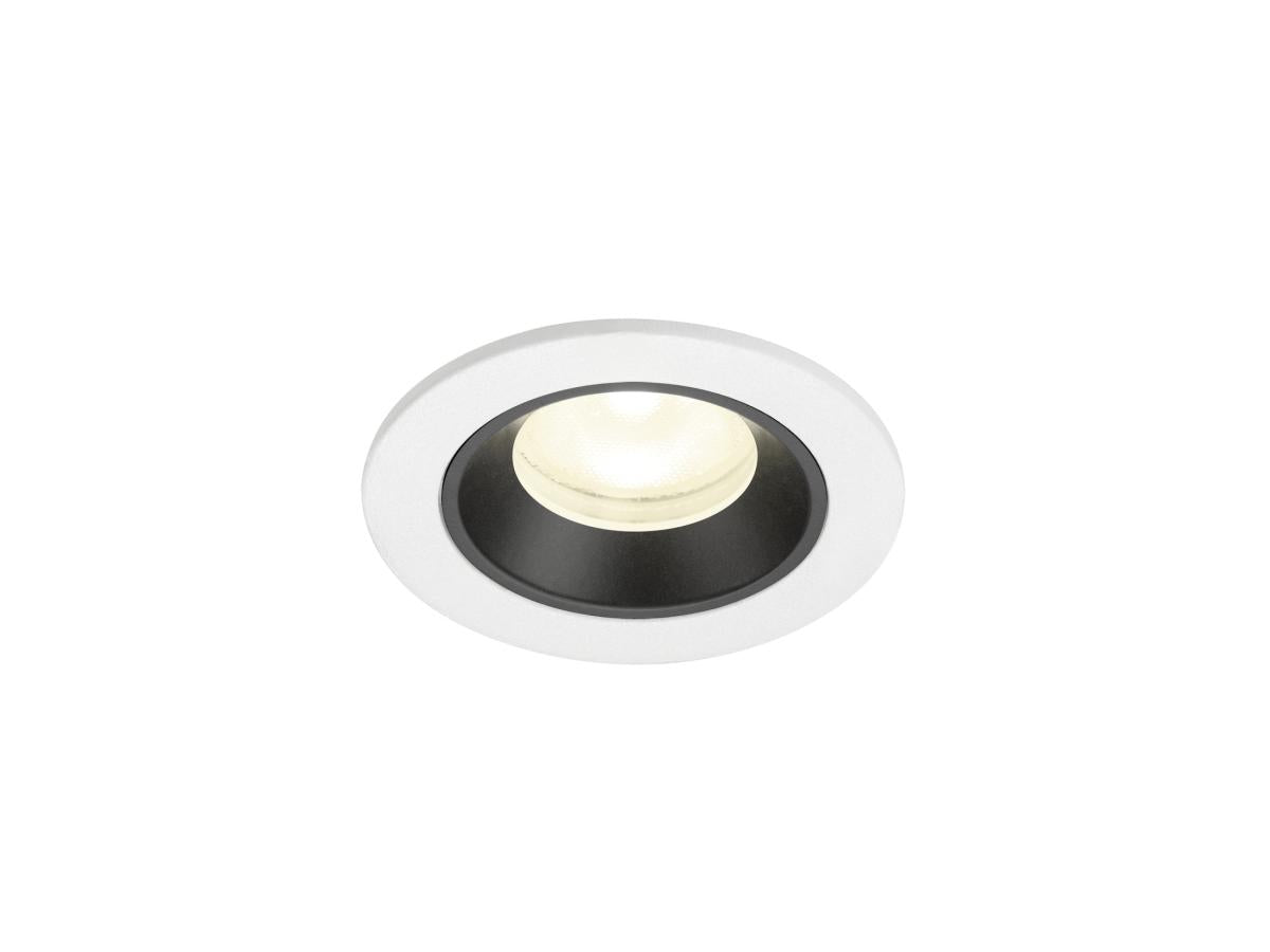 NUMINOS XS, Deckeneinbauleuchte weiß/schwarz 4000K 55°