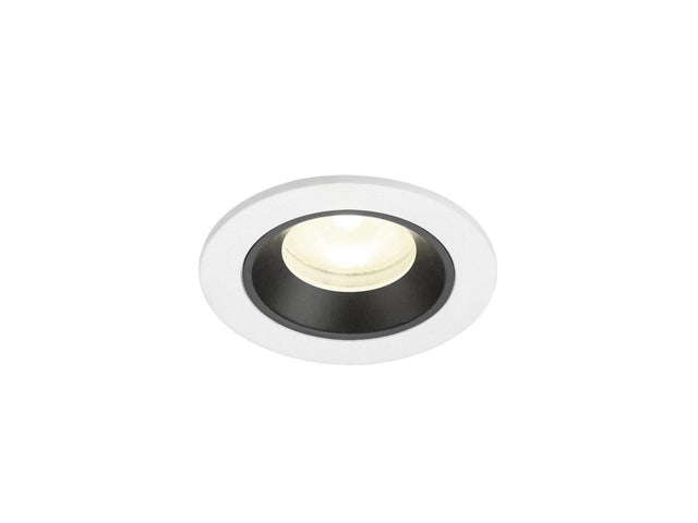 NUMINOS XS, Deckeneinbauleuchte weiß/schwarz 4000K 55°