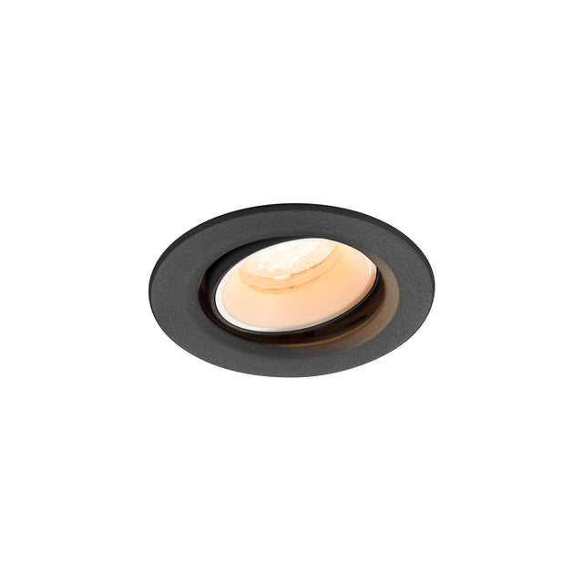 NUMINOS® MOVE XS, Deckeneinbaul. 2700K, 40°, IP20 rund sw/ws