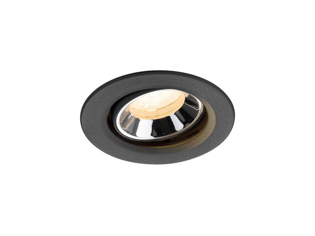 NUMINOS MOVE XS, Deckeneinbauleuchte schwarz/chrom 2700K 40°