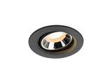 NUMINOS MOVE XS, Deckeneinbauleuchte schwarz/chrom 2700K 55°