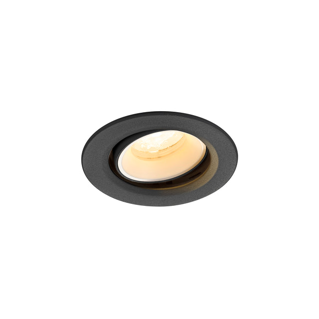 NUMINOS® MOVE XS, Deckeneinbaul. 3000K, 40°, IP20 rund sw/ws