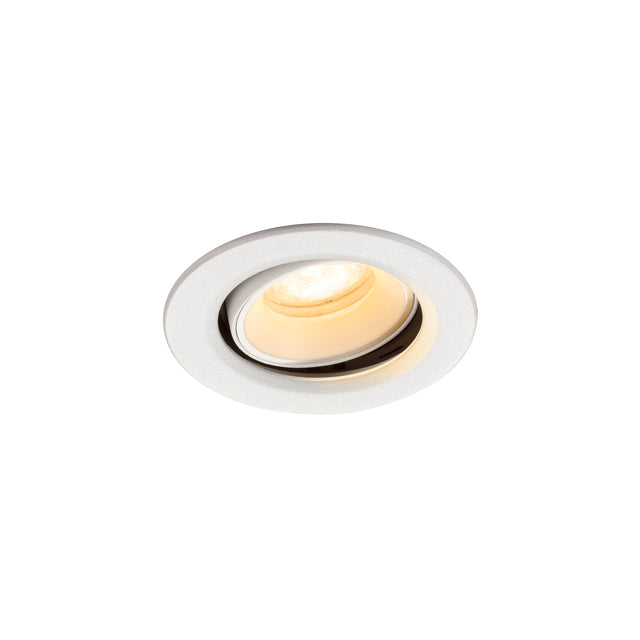 NUMINOS® MOVE XS, Deckeneinbaul. 4000K, 55°, IP20, rund, ws