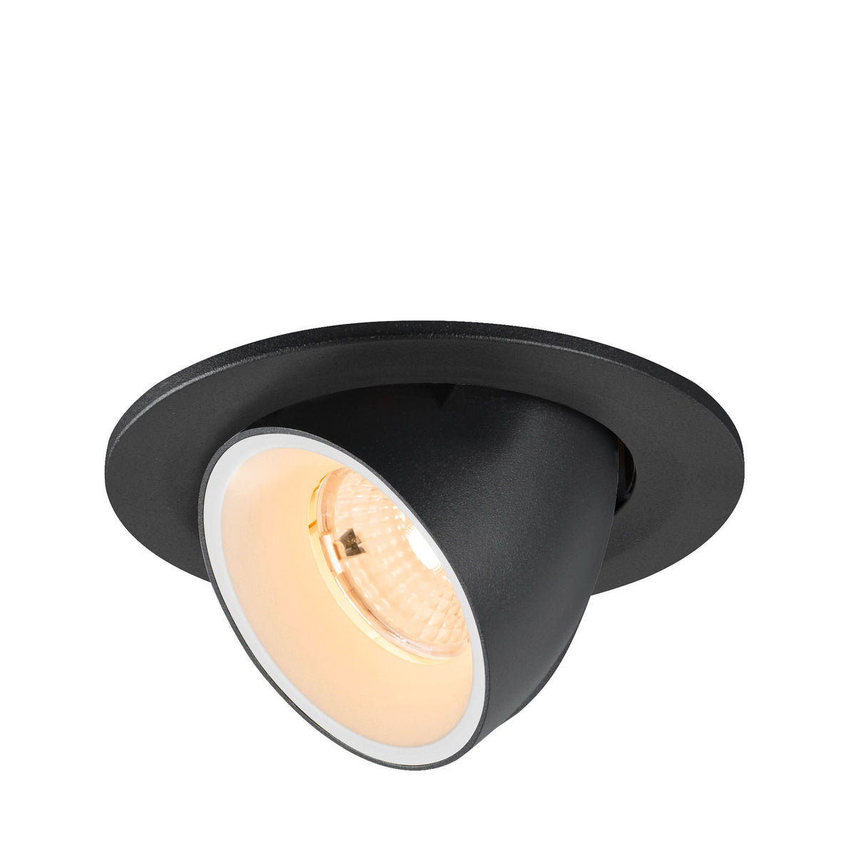 NUMINOS® GIMBLE S, Deckeneinbaul. 2700K, 55° IP20 rund sw/ws