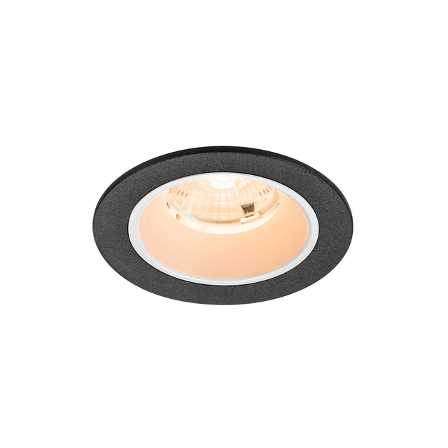 NUMINOS® S, Deckeneinbauleuchte, 2700K, 55°, IP20 rund sw/ws