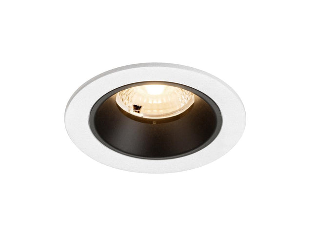 NUMINOS S, Deckeneinbauleuchte weiß/schwarz 2700K 40°