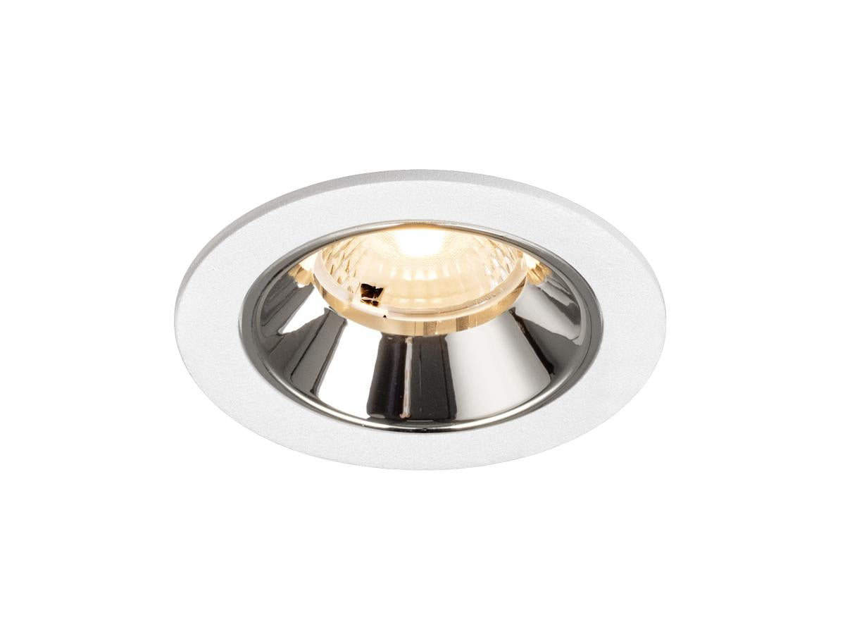 NUMINOS S, Deckeneinbauleuchte weiß/chrom 2700K 40°