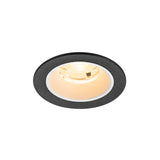 NUMINOS® S, Deckeneinbauleuchte, 3000K, 20°, IP20 rund sw/ws