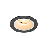 NUMINOS® S, Deckeneinbauleuchte, 3000K, 40°, IP20 rund sw/ws