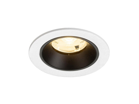NUMINOS S, Deckeneinbauleuchte weiß/schwarz 3000K 20°