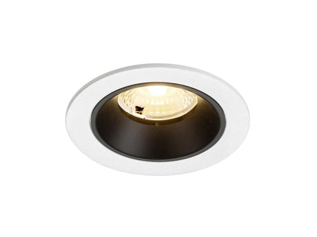 NUMINOS S, Deckeneinbauleuchte weiß/schwarz 3000K 40°