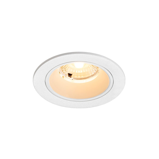 NUMINOS® S, Deckeneinbauleuchte, 3000K, 40°, IP20, rund, ws