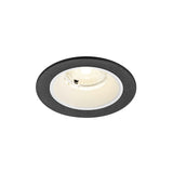 NUMINOS® S, Deckeneinbauleuchte, 4000K, 40°, IP20 rund sw/ws