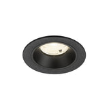 NUMINOS® S, Deckeneinbauleuchte, 4000K, 55°, IP20 rund sw