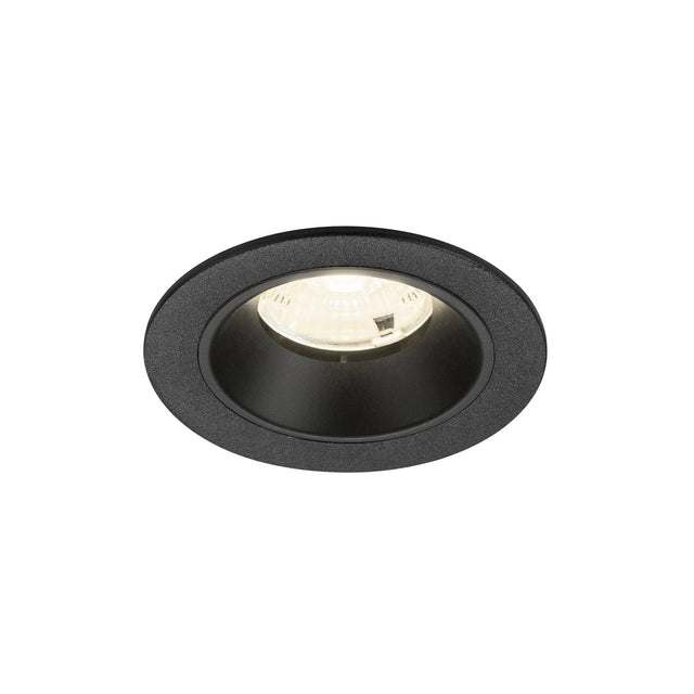 NUMINOS® S, Deckeneinbauleuchte, 4000K, 55°, IP20 rund sw