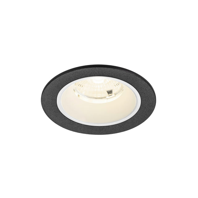 NUMINOS® S, Deckeneinbauleuchte, 4000K, 55°, IP20 rund sw/ws