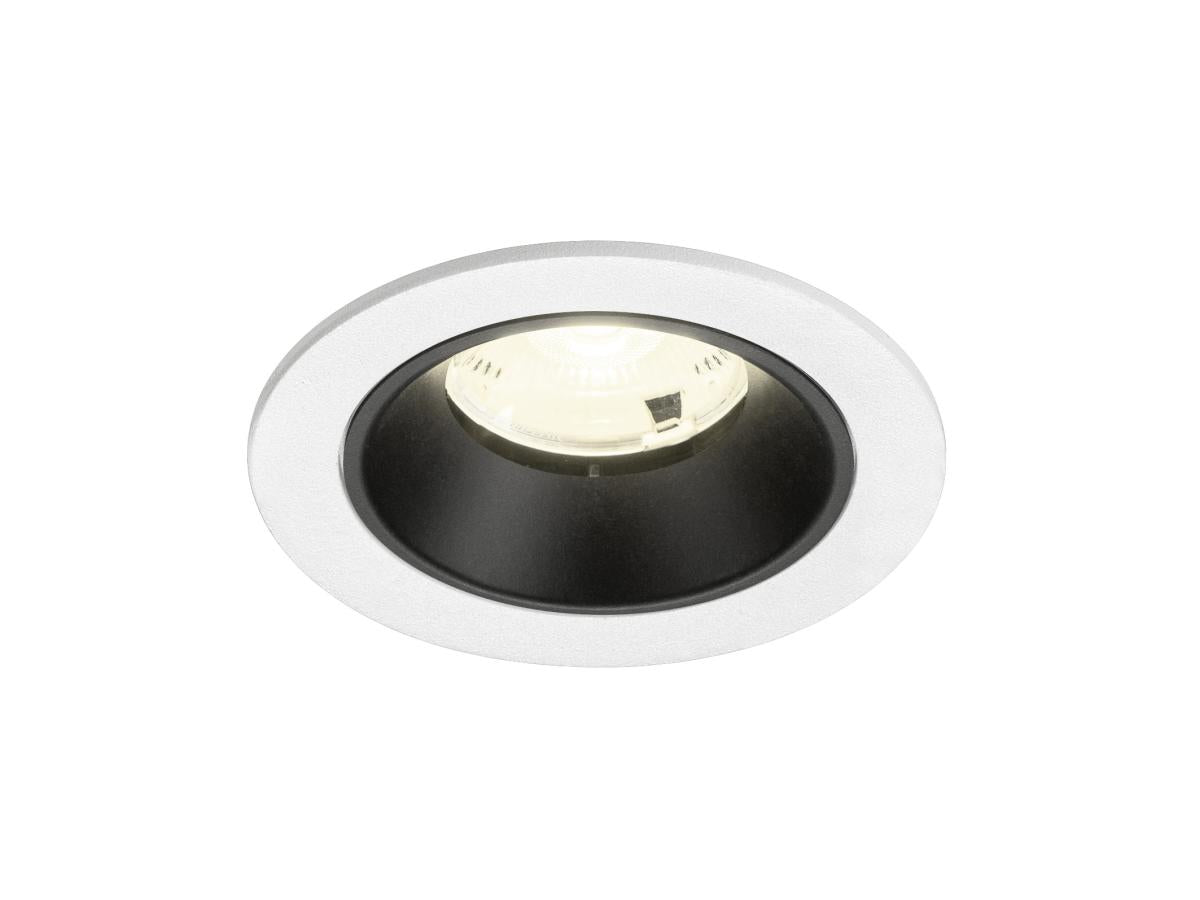 NUMINOS S, Deckeneinbauleuchte weiß/schwarz 4000K 20°