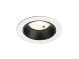 NUMINOS S, Deckeneinbauleuchte weiß/schwarz 4000K 20°