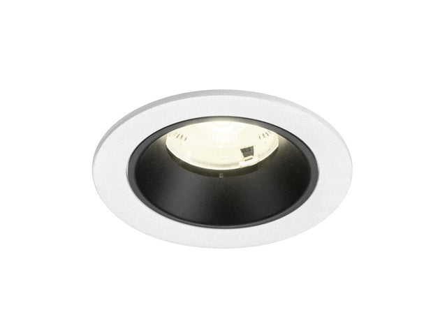 NUMINOS S, Deckeneinbauleuchte weiß/schwarz 4000K 20°