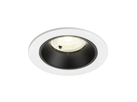 NUMINOS S, Deckeneinbauleuchte weiß/schwarz 4000K 40°
