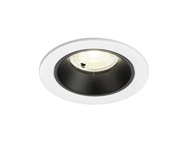 NUMINOS S, Deckeneinbauleuchte weiß/schwarz 4000K 40°