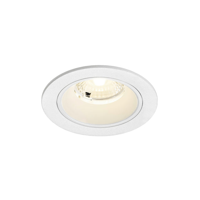 NUMINOS® S, Deckeneinbauleuchte, 4000K, 40°, IP20, rund, ws