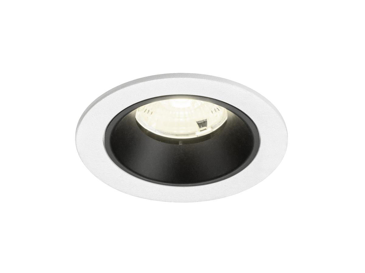 NUMINOS S, Deckeneinbauleuchte weiß/schwarz 4000K 55°
