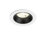 NUMINOS S, Deckeneinbauleuchte weiß/schwarz 4000K 55°